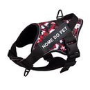 Coleira Peitoral Tática K9 Reforçada para Cães com Nome Personalizado