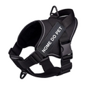 Coleira Peitoral Tática K9 Reforçada para Cães com Nome Personalizado