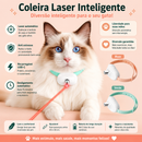 Coleira Laser Inteligente para Gatos Brinquedo Interativo Automático Recarregável USB