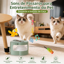 Brinquedo Interativo Automático para Gatos CatRunner™ com Controle Remoto e Pena Deslizante