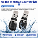 Kit com 4 Botinhas Impermeáveis Antiderrapantes para Cães e Gatos – Proteção Contra Chuva, Frio, Neve e Pisos Quentes | Conforto e Segurança para as Patas