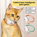 Coleira Laser Inteligente para Gatos Brinquedo Interativo Automático Recarregável USB