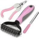 Escova Rasqueadeira Alicate de Unha Lixa de Unha para Pets