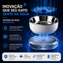 Fonte de Água Magnética com Peixinhos Sem Fio para Gatos AquaMag Ultra Silenciosa, Sem Filtro e Bateria de Até 100 Dias