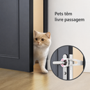 Trava Ajustável para Porta de Gatos Permite Passagem do Gato e Impede a Entrada de Cães Sem Furação