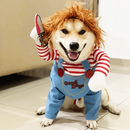 Fantasia Roupinha de Terror Chucky para Cães e Gatos