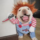 Fantasia Roupinha de Terror Chucky para Cães e Gatos