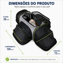 Mochila Dobrável Expansível para Gatos e Cães Pequenos – Bolsa Caixa de Transporte Respirável para Viagens