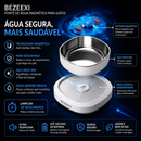 Fonte de Água Magnética com Peixinhos Sem Fio para Gatos AquaMag Ultra Silenciosa, Sem Filtro e Bateria de Até 100 Dias