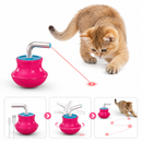 Laser Interativo Automático para Gatos GiroPlay Brinquedo Inteligente com Rotação 360°