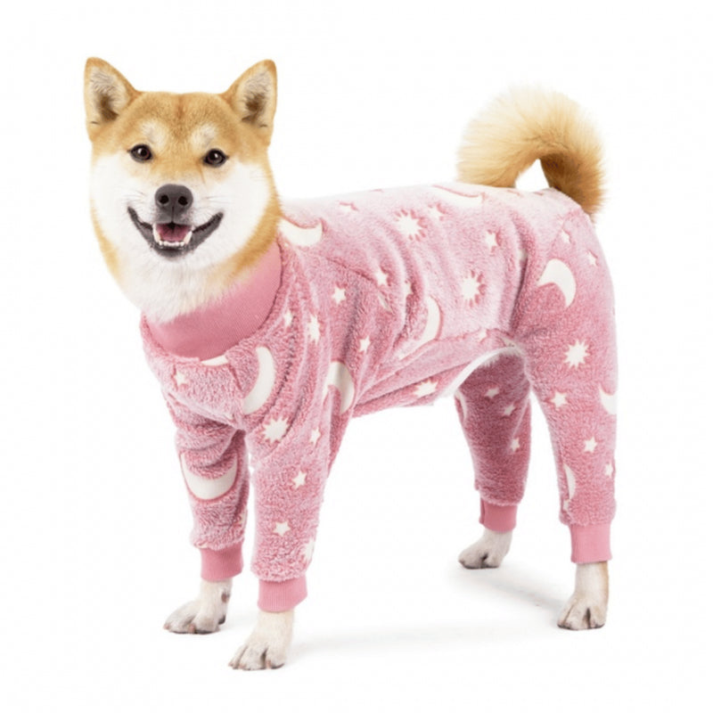 Roupinha Pijama Moleton de Flanela para Cães