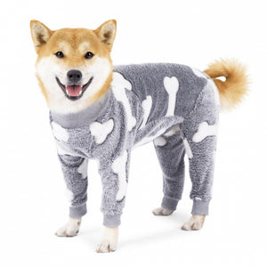 Roupinha Pijama Moleton de Flanela para Cães