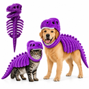 Fantasia Pet Dinossauro T-Rex – Roupa de Halloween para Cães e Gatos