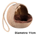 Toca Cama Oca de Madeira para Hamster Chinchila Porquinho da India