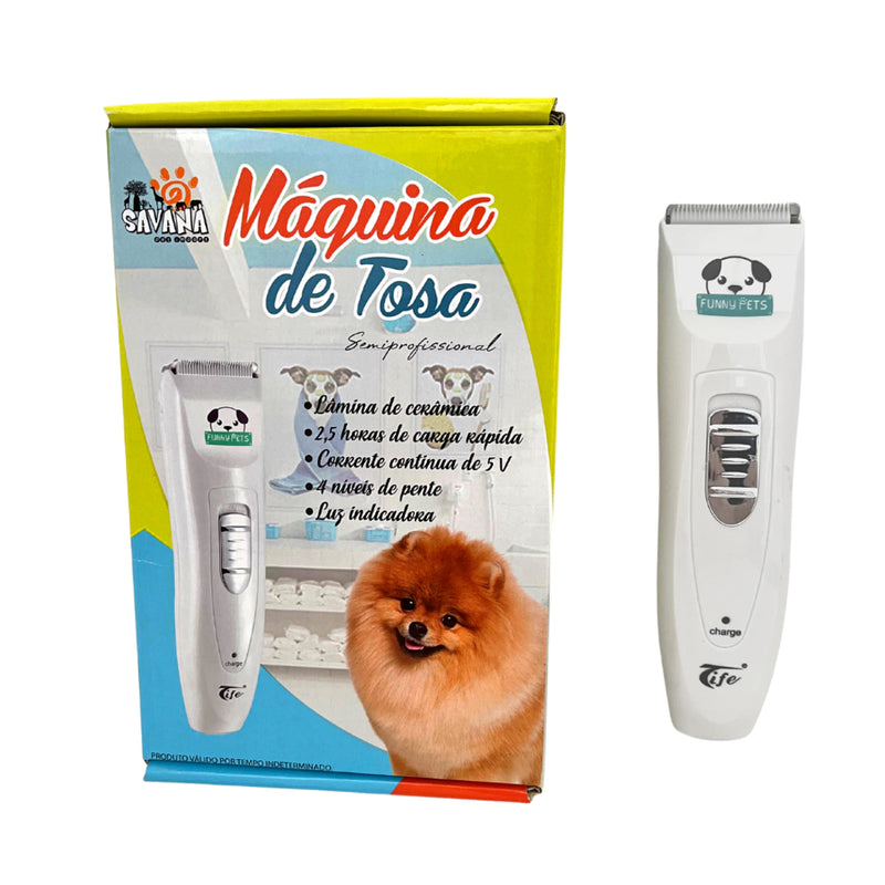 Maquina De Tosa Funny Pets Semi Profissional Savana Pet