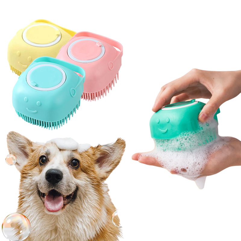Escova Para Banho Em Cães E Gatos | Dog Wash