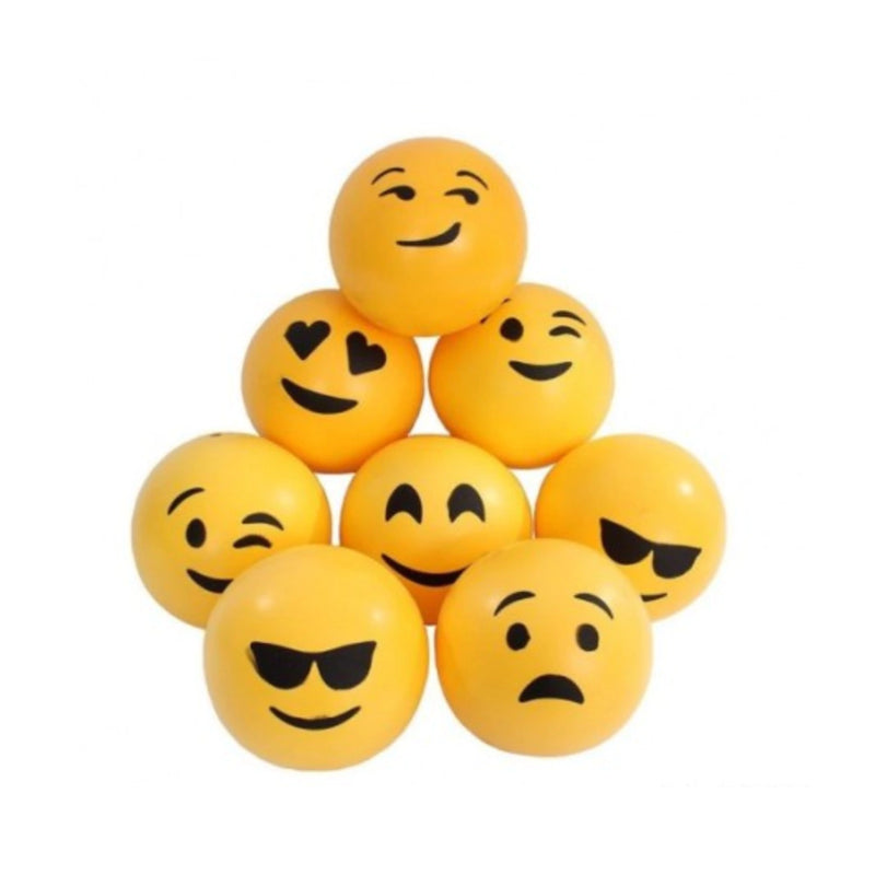 Bola Para Cães Emojis Vinil 7cm Sortidas